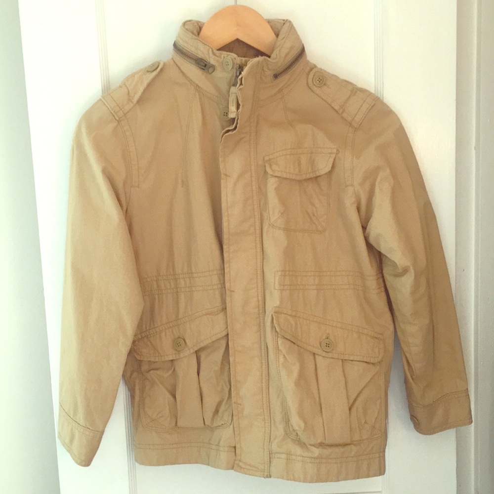 GAP boys size medium tan spring jacket